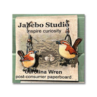 Jewelry - Earrings, Carolina Wren