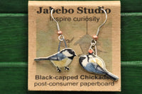 Jewelry - Earrings, Black-Capped Chickadee