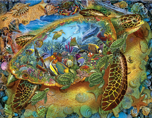 Puzzle, Boxed - Sea Turtle World