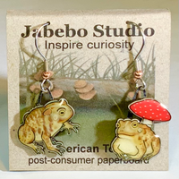 Jewelry - Earrings, American Toad