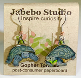 Jewelry - Earrings, Tortoise, Gopher