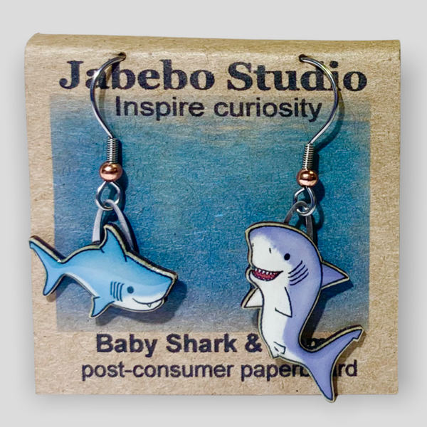 Jewelry - Earrings, Baby Shark & Mama