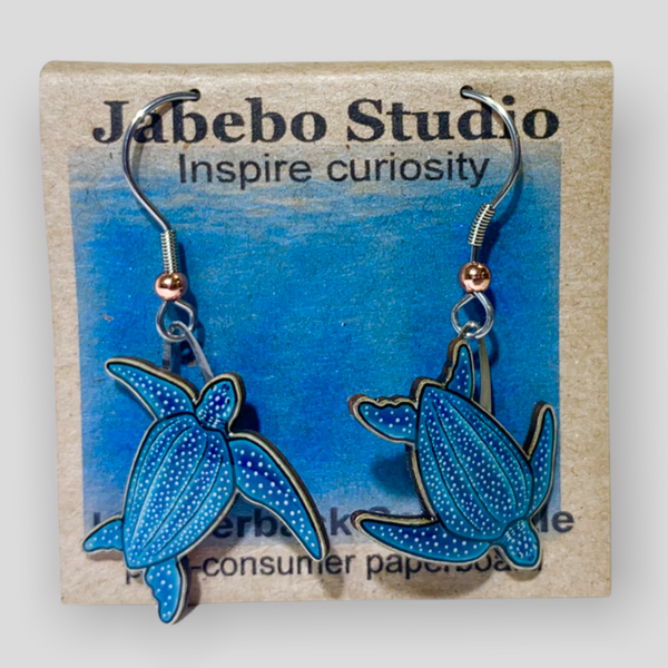 Jewelry - Earrings, Leatherback Sea Turtle