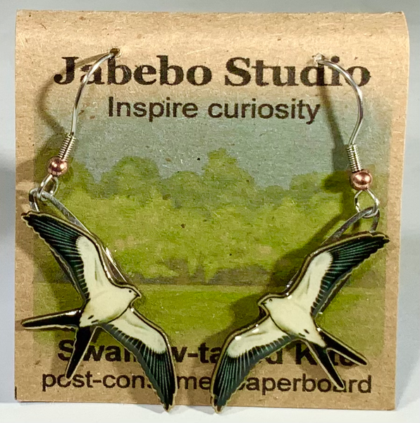 Jewelry - Earrings, Swallow-tailed Kite