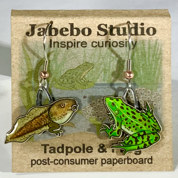 Jewelry - Earrings, Tadpole & Frog