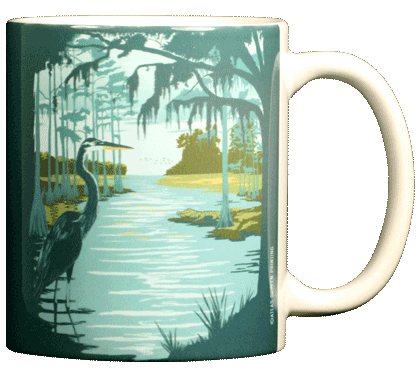 Mug, Ceramic, Single, Swamp